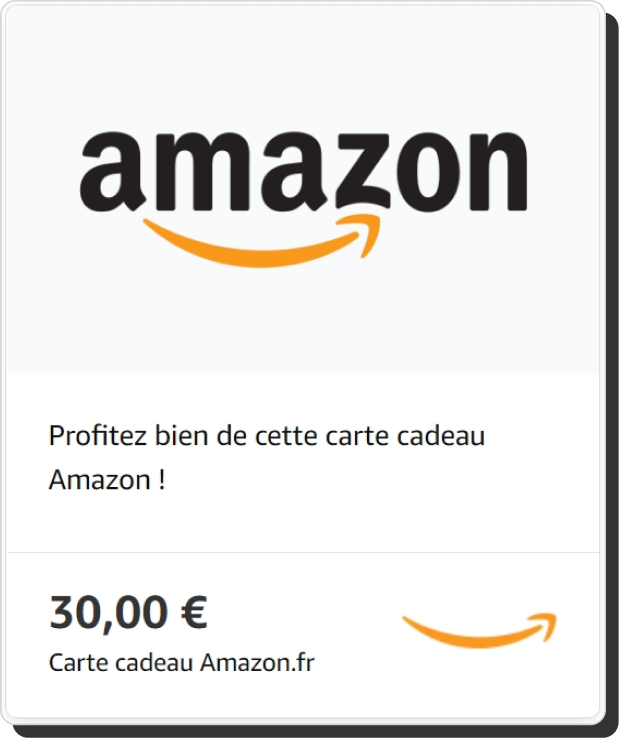 Amazon — montants pré-établis