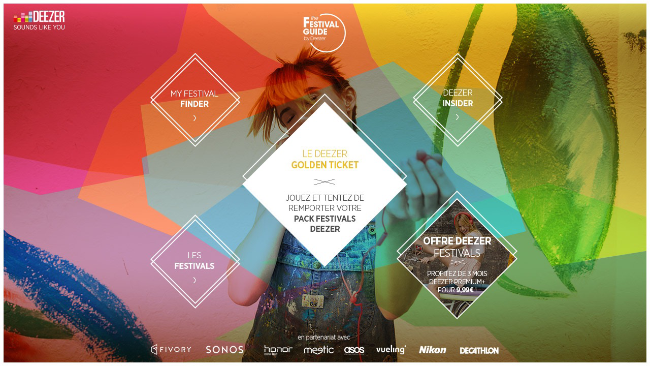 Homescreen The Festival Guide by Deezer