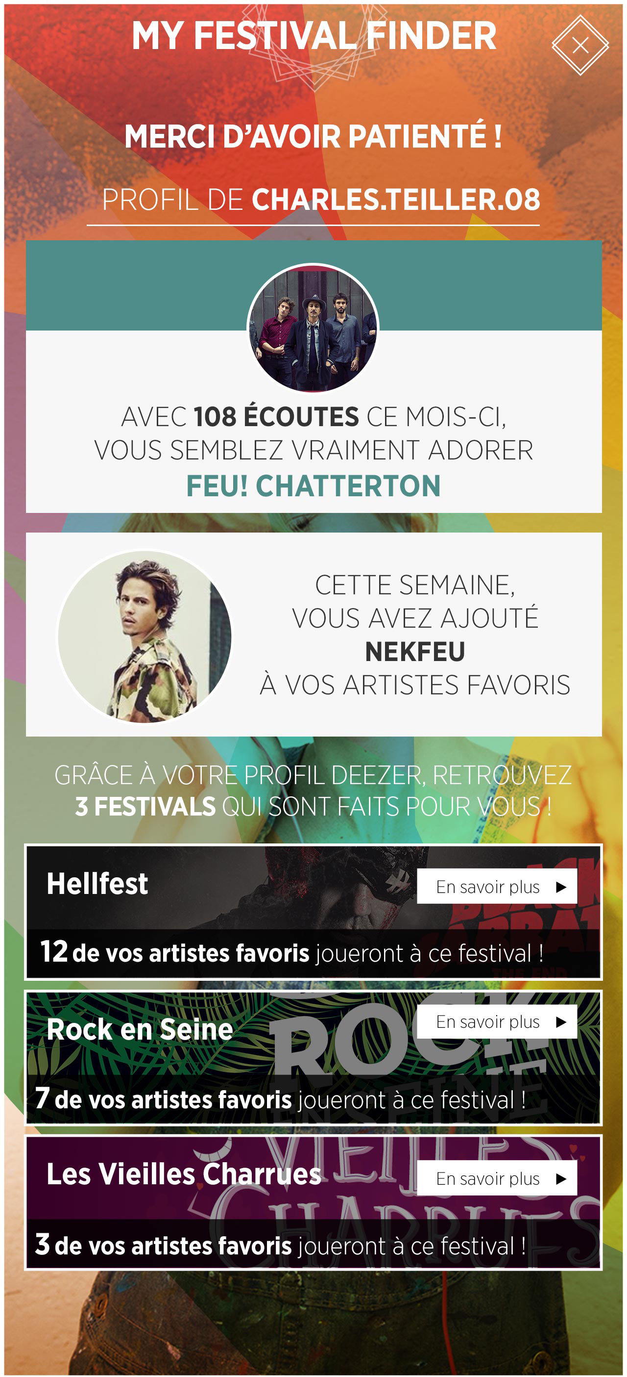 Mobile My Festival Finder