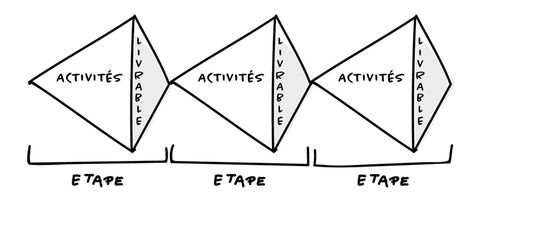 Schéma F.O.C.U.S.E.D — étapes / activités / livrable
